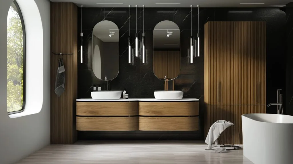 Maple vanity collection by Home Studio Interiors