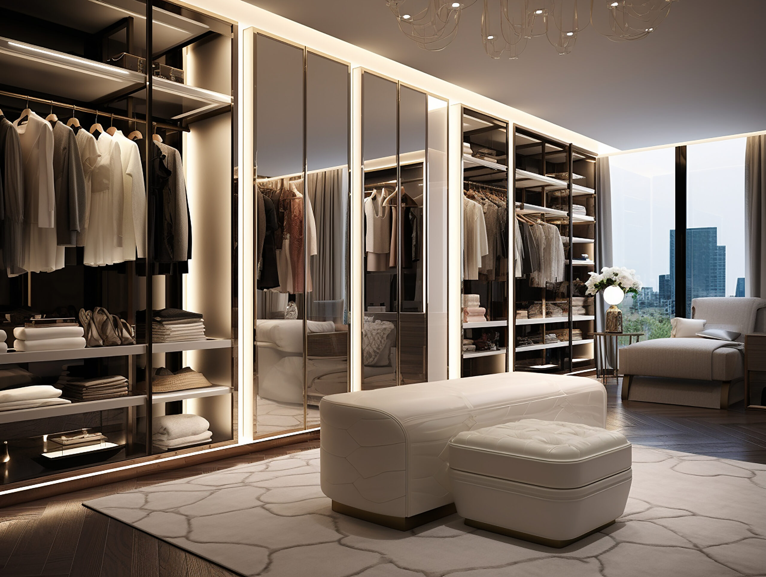 room-with-closet-with-view-city